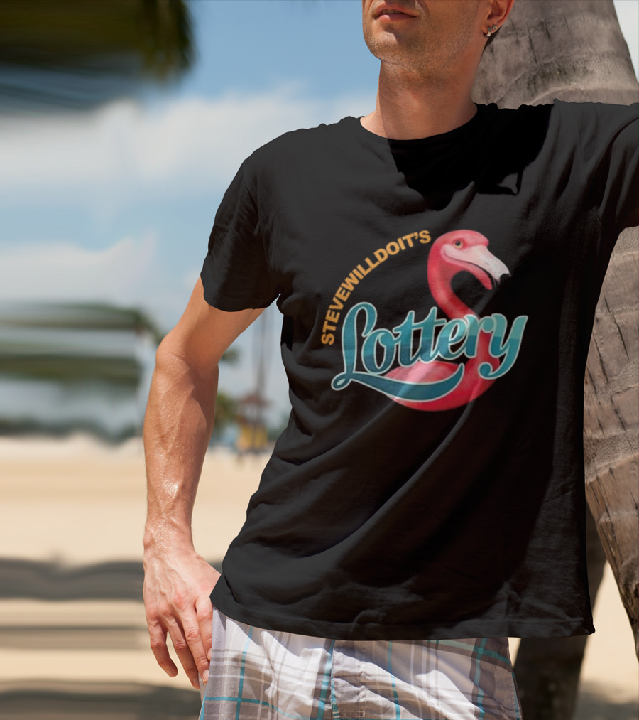 Stevewilldoit’s Lottery Flamingo T-Shirt