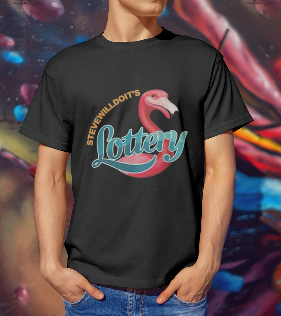 Stevewilldoit’s Lottery Flamingo T-Shirt