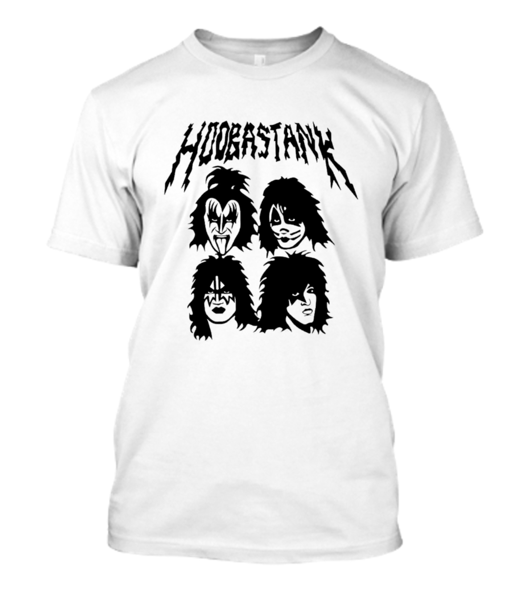 Hoobastank Meets Kiss Makeup Rock T-Shirt