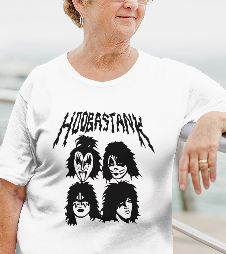 Hoobastank Meets Kiss Makeup Rock T-Shirt