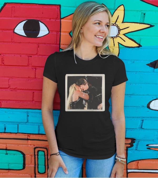 Liv Morgan Dominik Mysterio Candid Kiss Moment T-Shirt