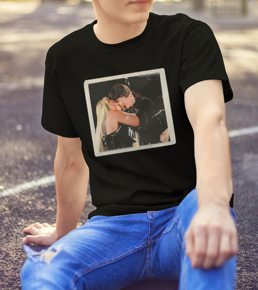 Liv Morgan Dominik Mysterio Candid Kiss Moment T-Shirt