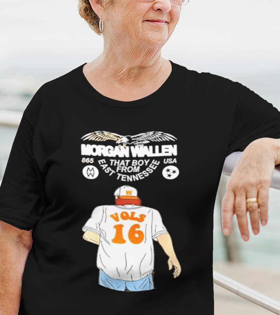 Morgan Wallen Vols 16 That Boy From East Tennessee USA 865 T-Shirt