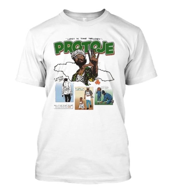 Protoje Lost In Time Trilogy Reggae Series Imagery And Covers T-Shirt