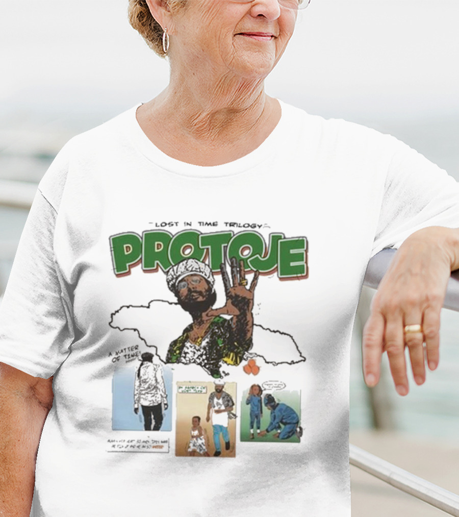 Protoje Lost In Time Trilogy Reggae Series Imagery And Covers T-Shirt