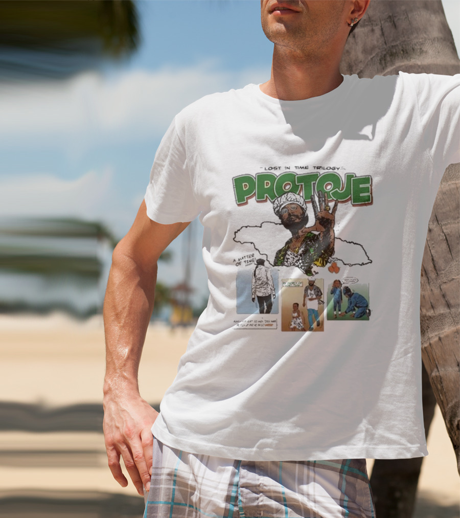 Protoje Lost In Time Trilogy Reggae Series Imagery And Covers T-Shirt
