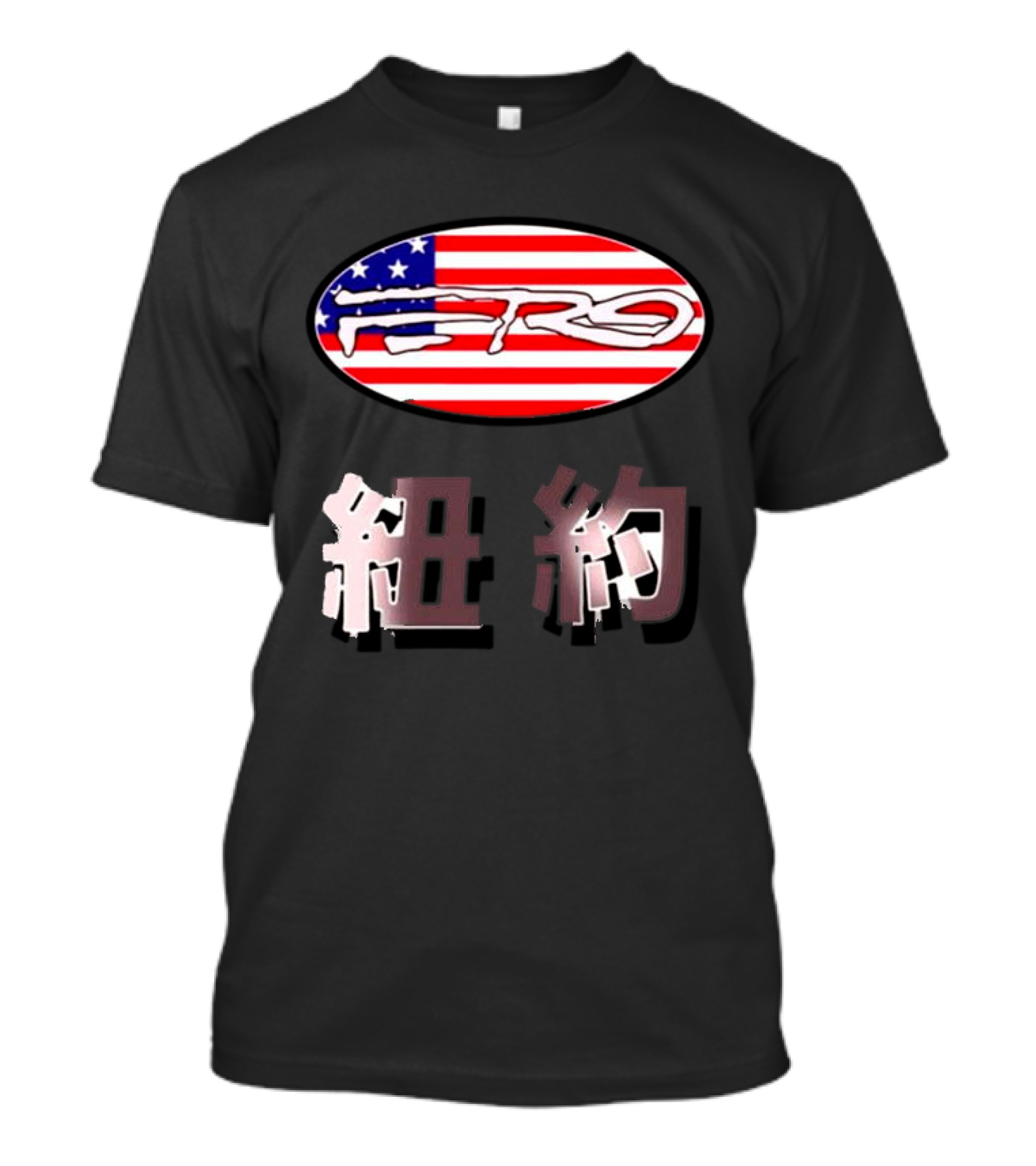 Awake NY Ferg American Flag Oval Logo T-Shirt