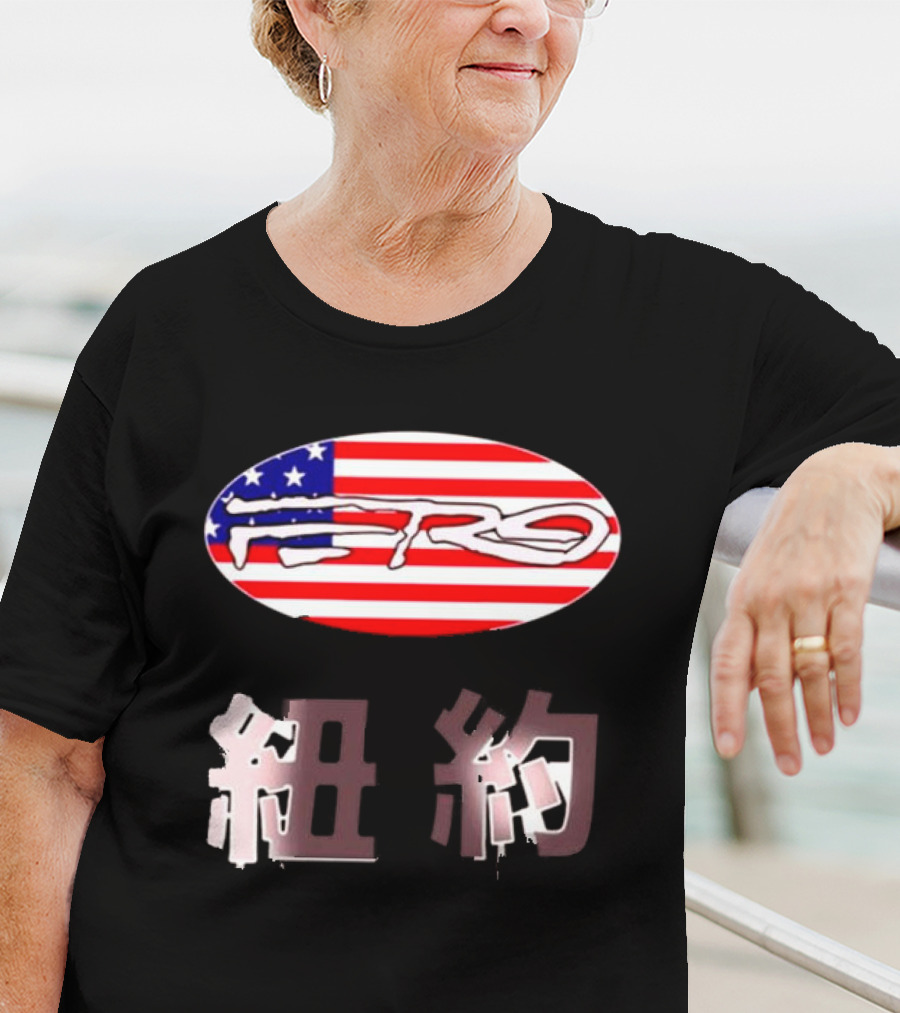 Awake NY Ferg American Flag Oval Logo T-Shirt