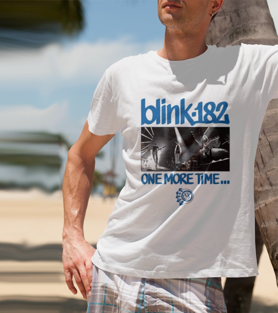 Blink-182 One More Time Concert Photo T-Shirt