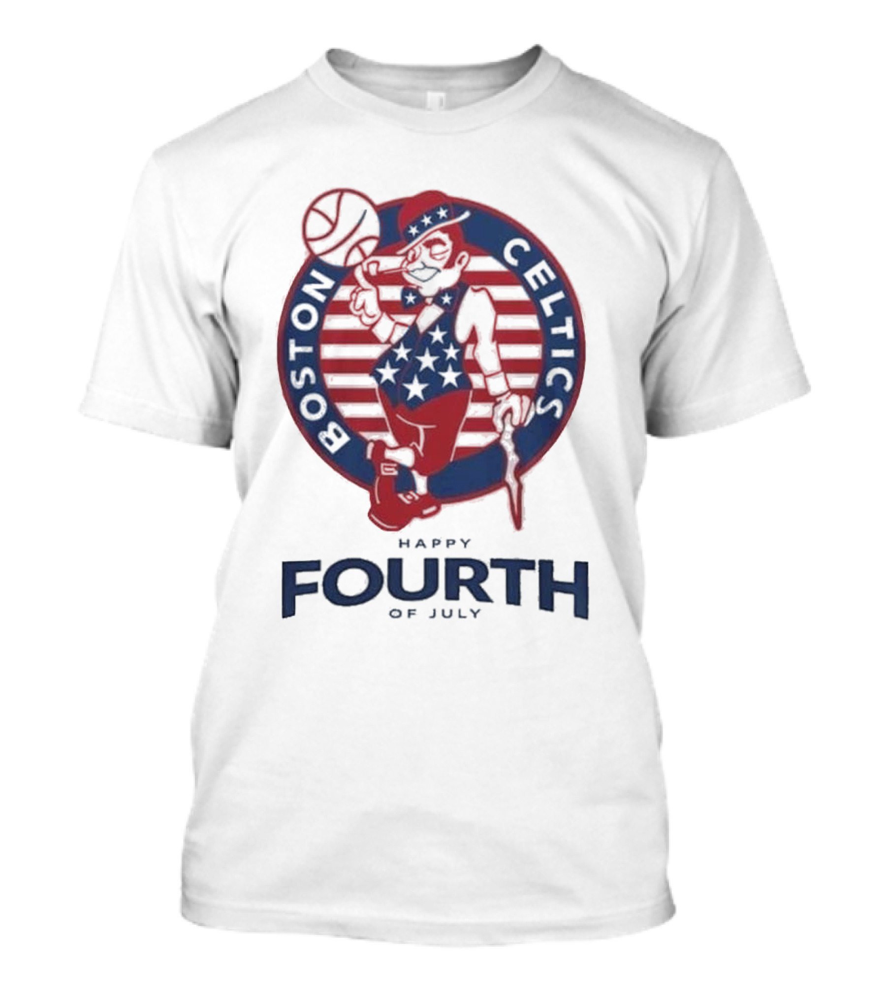 Boston Celtics Happy Fourth Of July T-Shirt