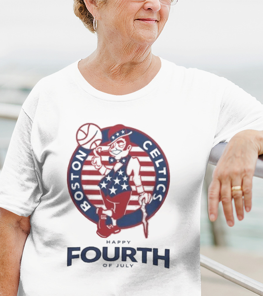 Boston Celtics Happy Fourth Of July T-Shirt