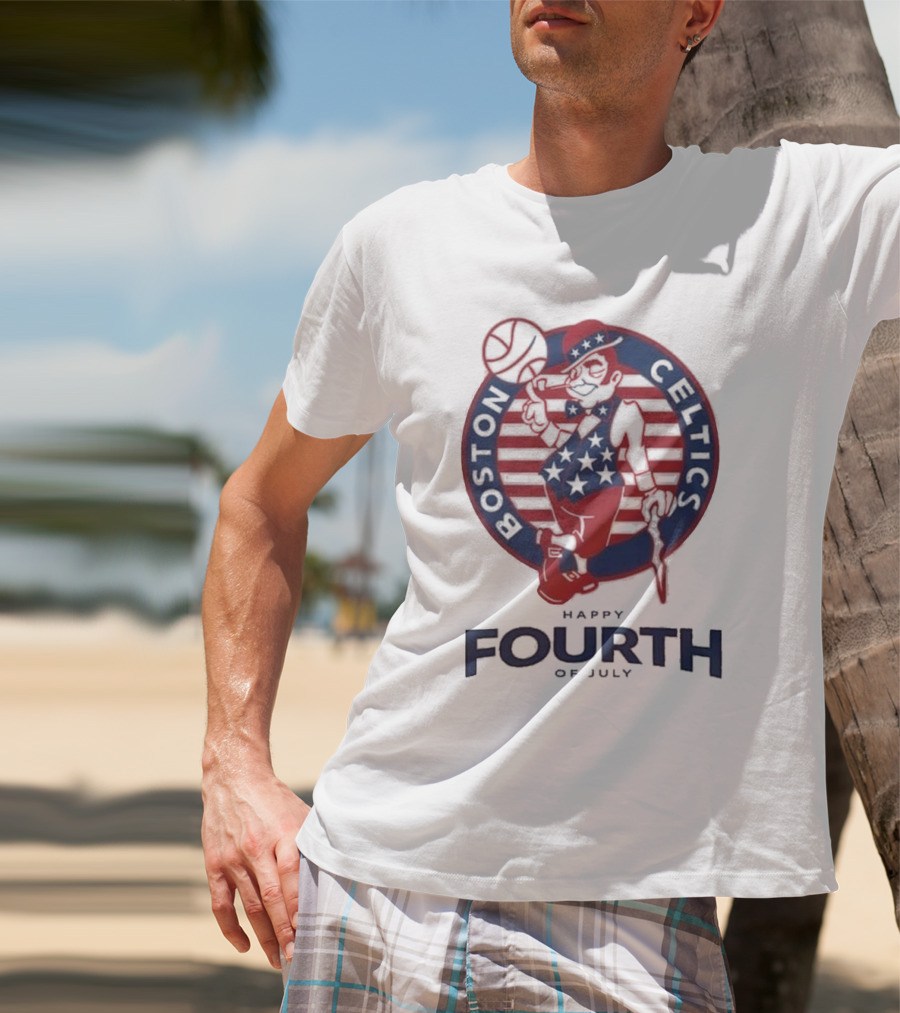 Boston Celtics Happy Fourth Of July T-Shirt