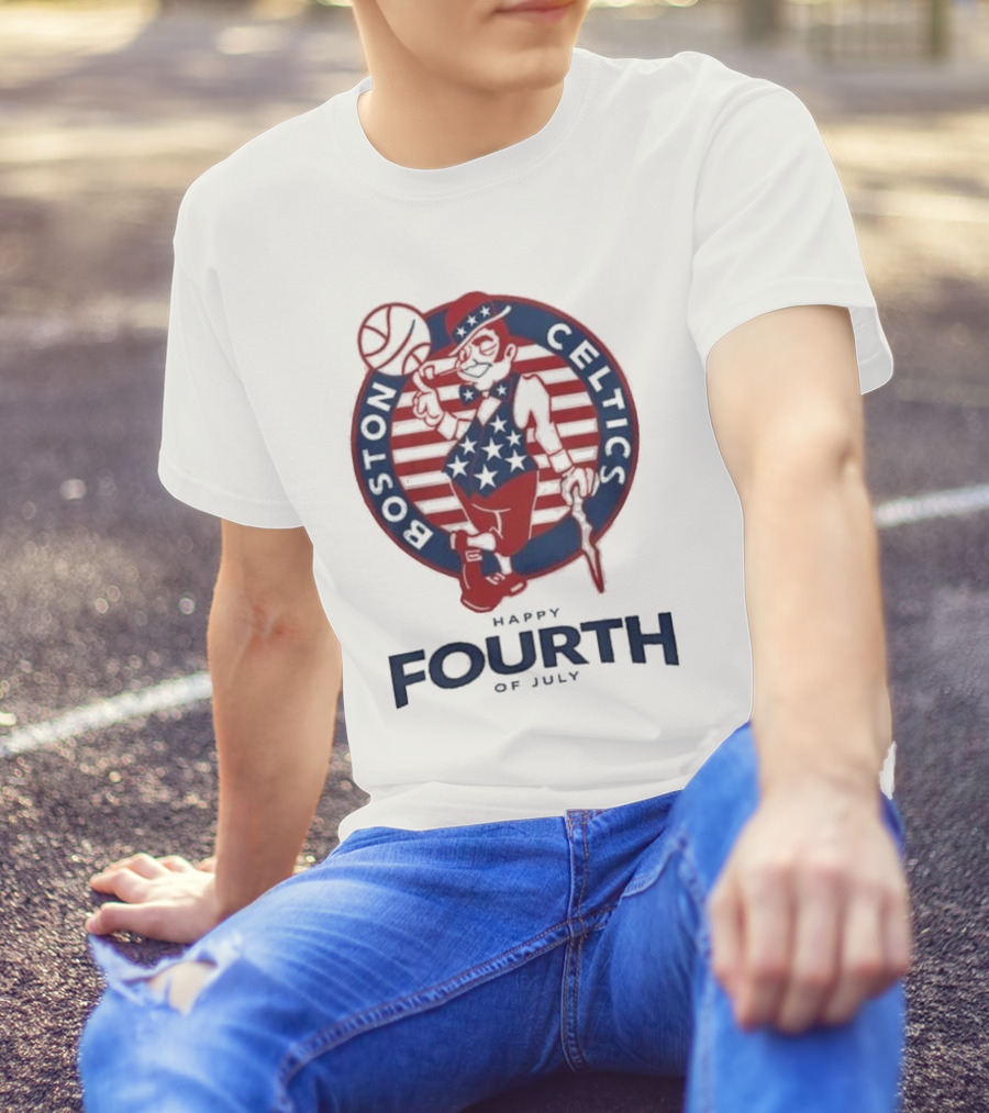 Boston Celtics Happy Fourth Of July T-Shirt