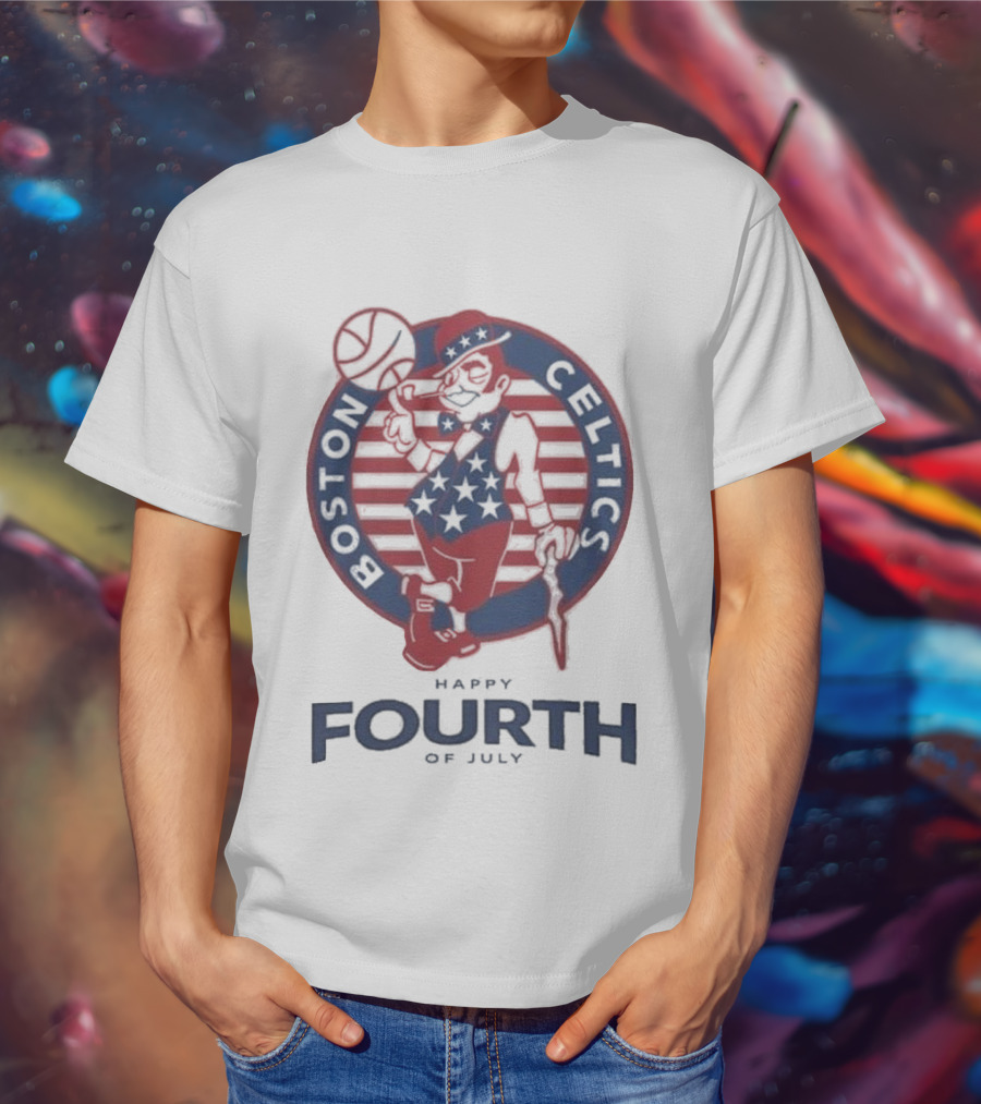 Boston Celtics Happy Fourth Of July T-Shirt