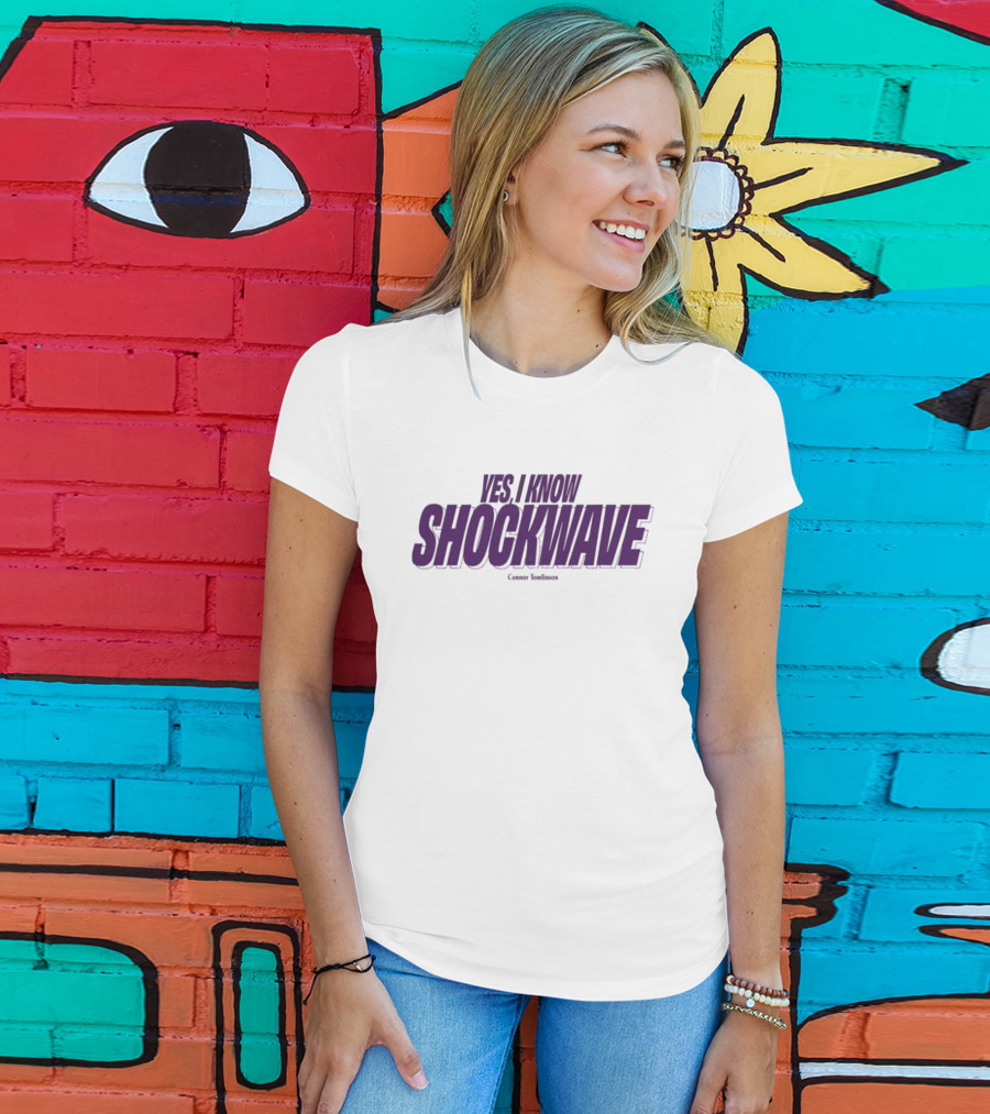 YES I KNOW SHOCKWAVE Connor Tomlinson Midweight T-Shirt