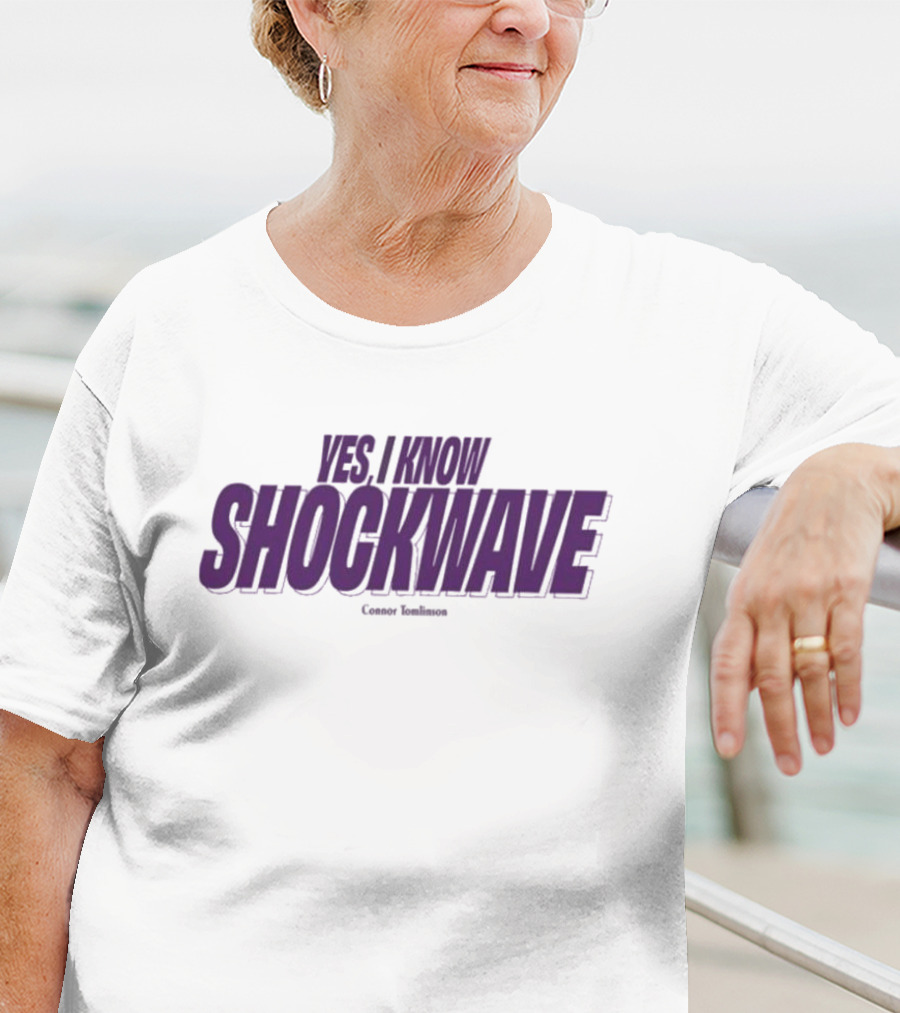 YES I KNOW SHOCKWAVE Connor Tomlinson Midweight T-Shirt