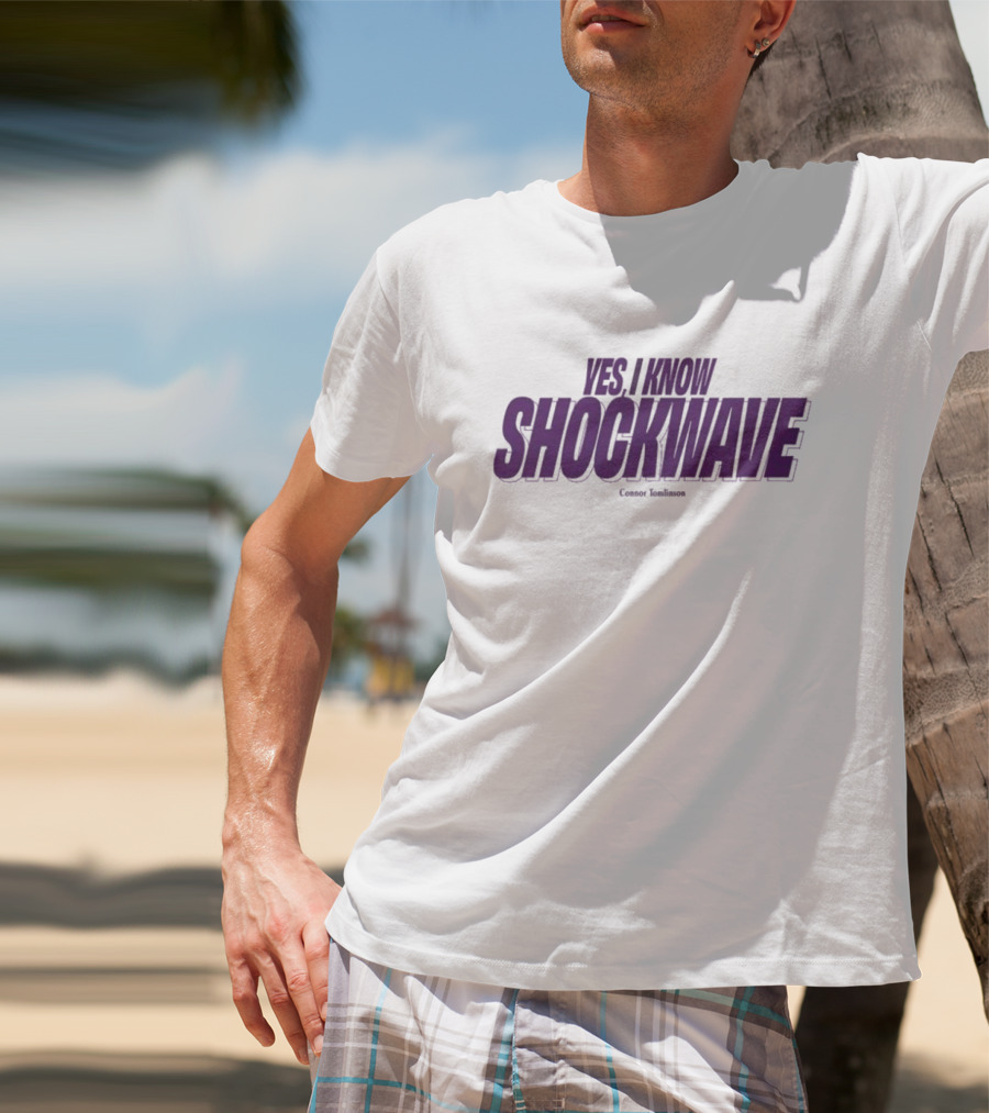YES I KNOW SHOCKWAVE Connor Tomlinson Midweight T-Shirt