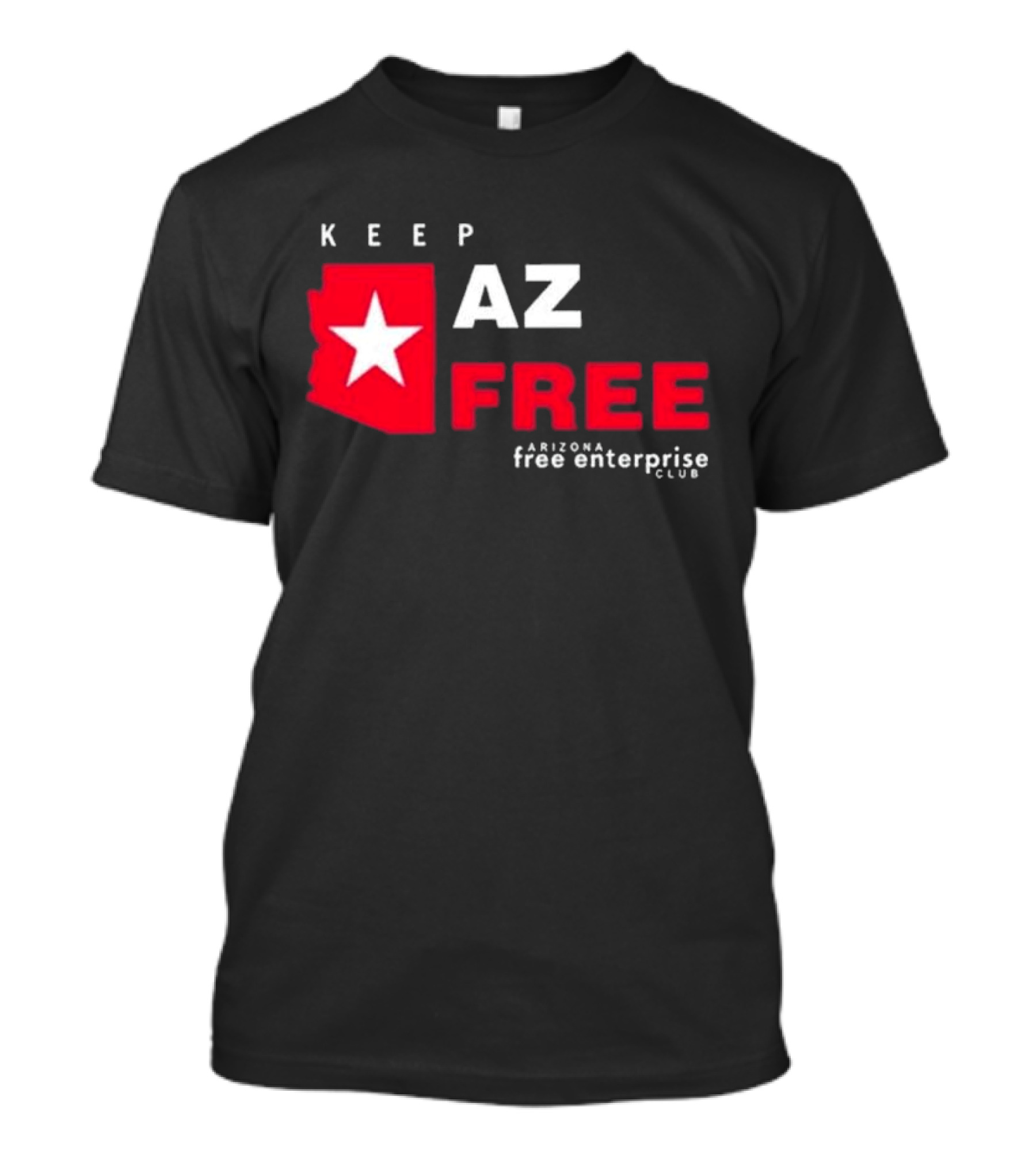 Keep AZ Free Arizona Free Enterprise Club Star T-Shirt