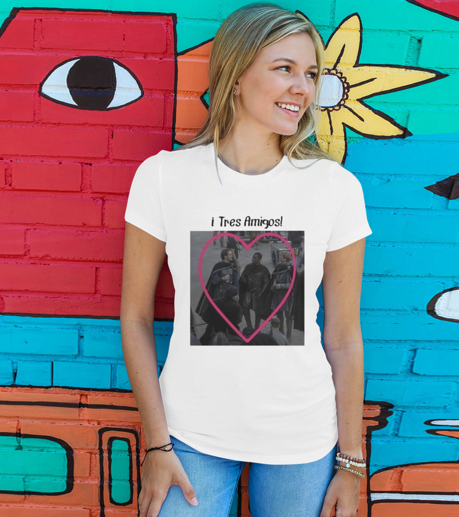 Martyn Reyne I Tres Amigos Aegon’s Friends Heart Scene T-Shirt