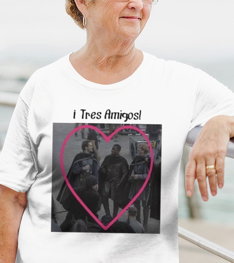 Martyn Reyne I Tres Amigos Aegon’s Friends Heart Scene T-Shirt