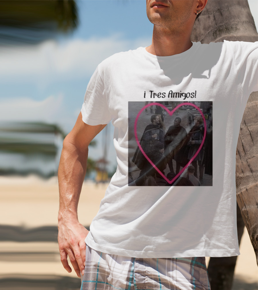 Martyn Reyne I Tres Amigos Aegon’s Friends Heart Scene T-Shirt