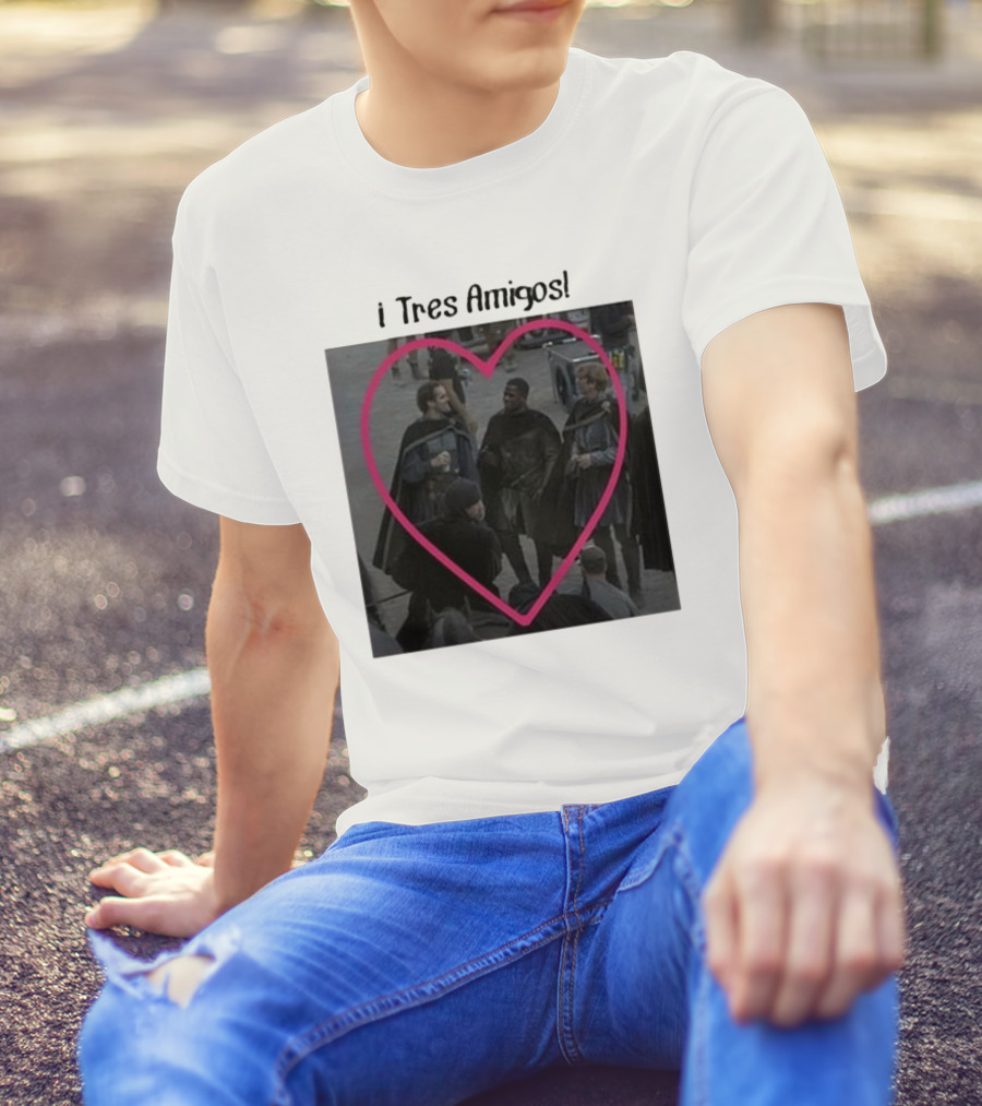 Martyn Reyne I Tres Amigos Aegon’s Friends Heart Scene T-Shirt