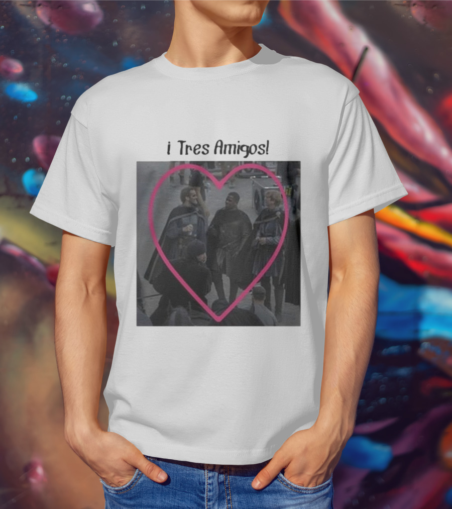 Martyn Reyne I Tres Amigos Aegon’s Friends Heart Scene T-Shirt