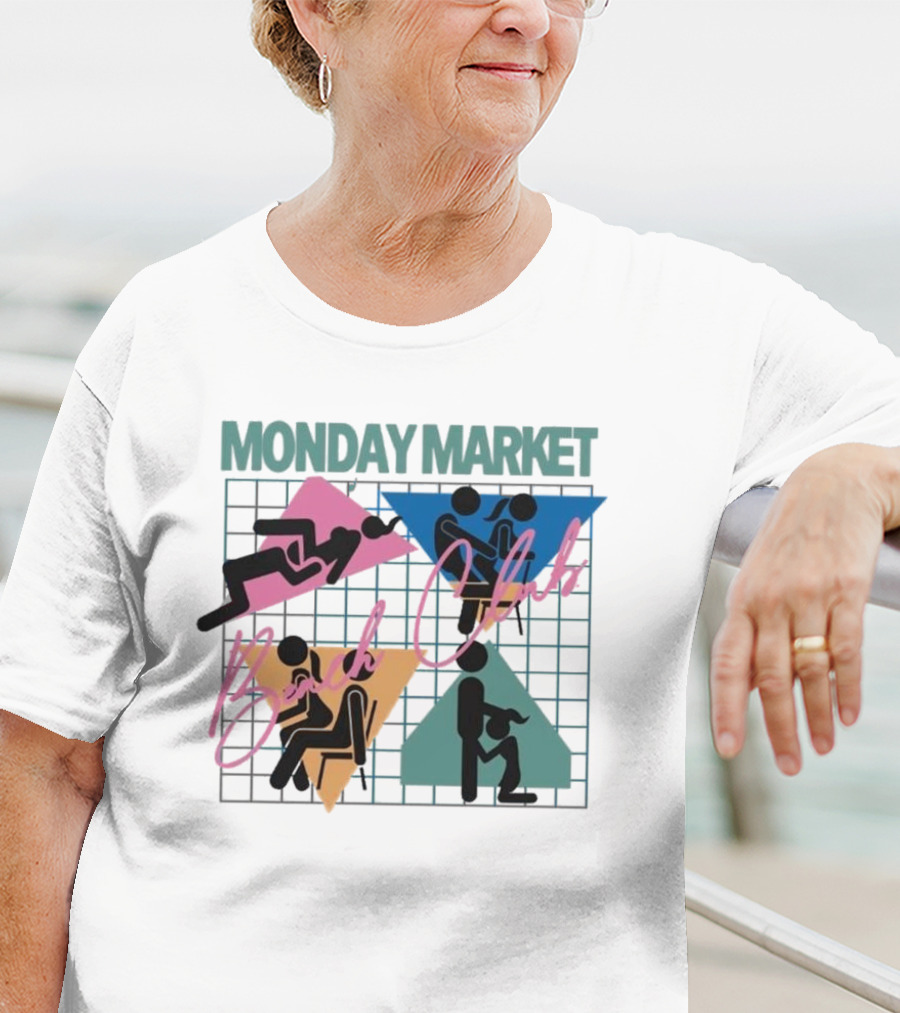 Monday Market Beach Club Geometric Leisure T-Shirt
