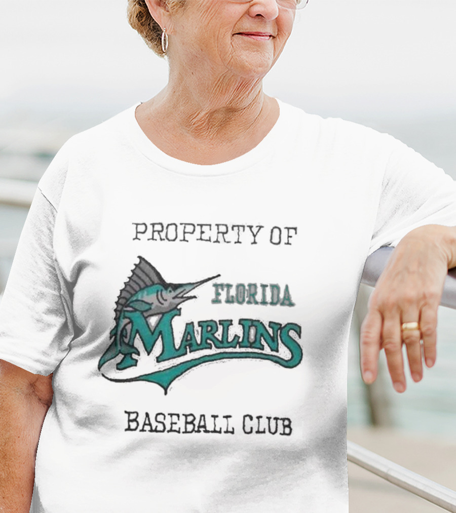 Property Of Florida Marlins Baseball Club T-Shirt