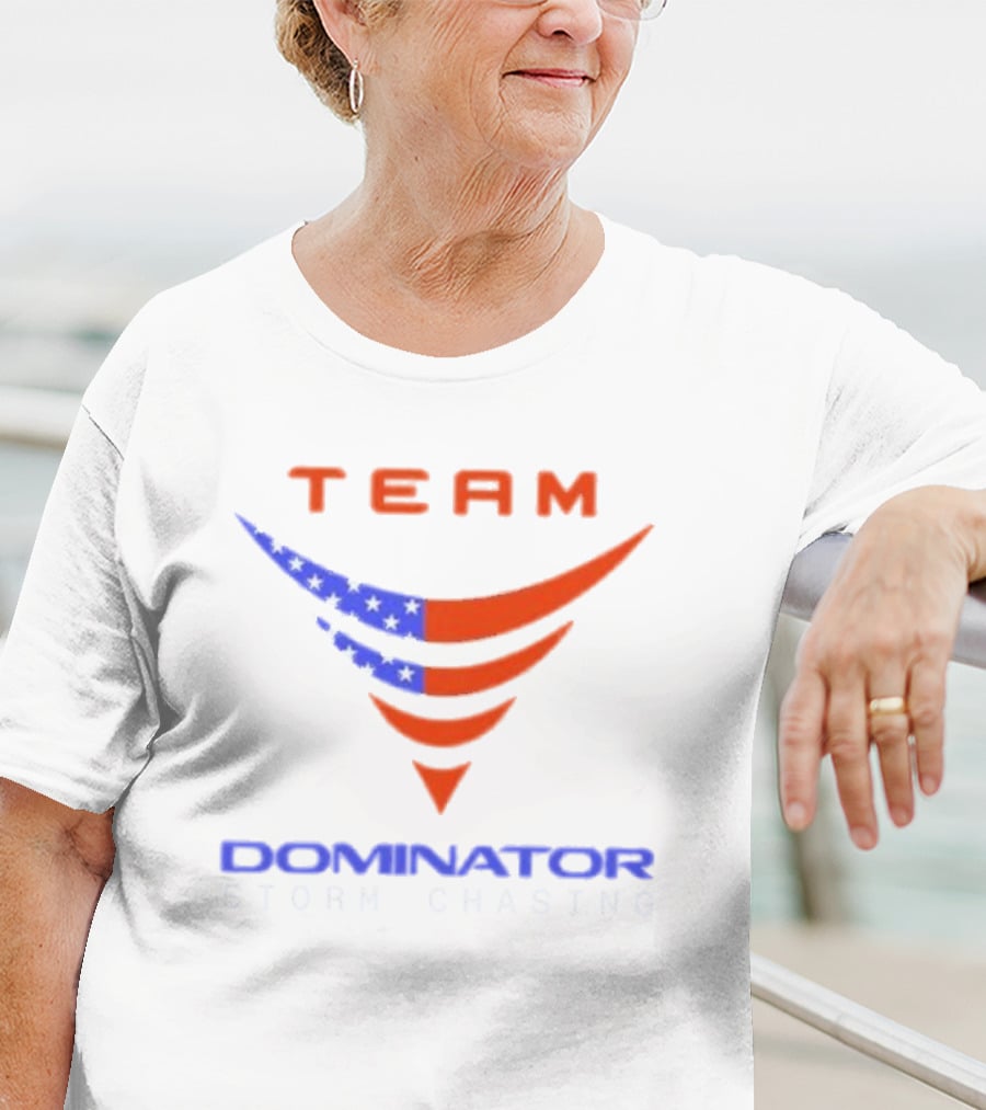 Team Dominator Storm Chasing American Reed Timmer PhD T-Shirt