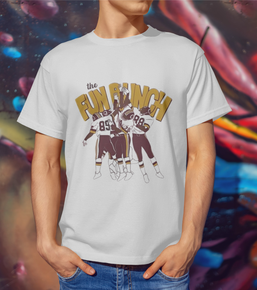 The Fun Bunch Rick Doc Walker Football T-Shirt