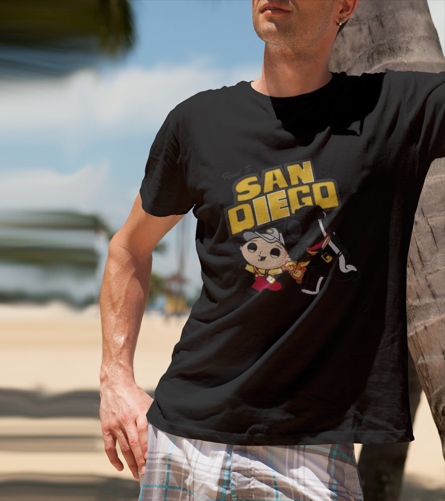 Road To San Diego Family Guy Inspired Stewie And Brian Adventure T-Shirt