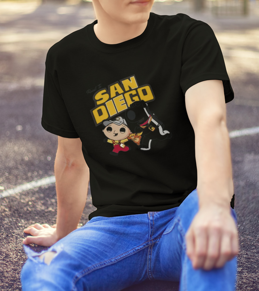 Road To San Diego Family Guy Inspired Stewie And Brian Adventure T-Shirt