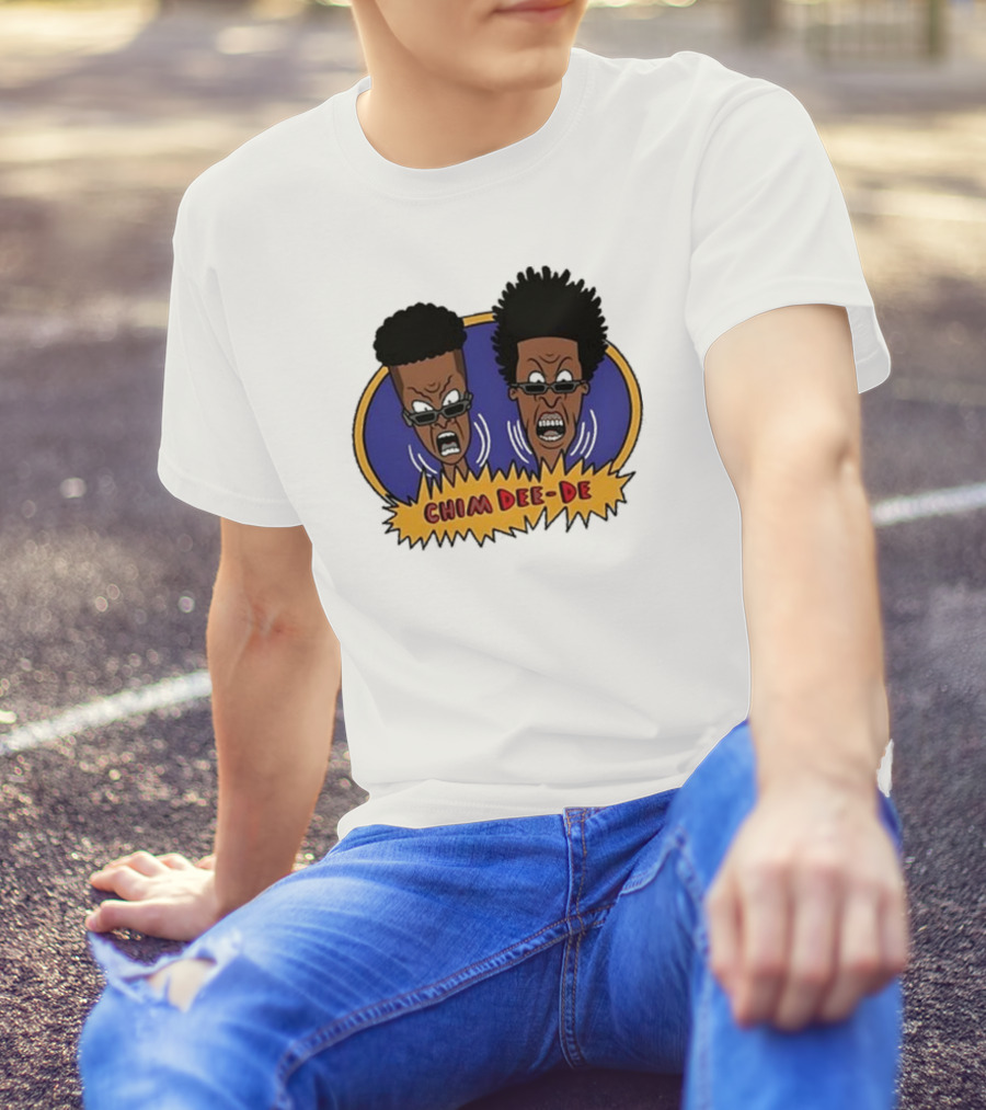 Chim Dee-De Beavis And Butt-Head Cartoon Characters With Bold Expressions T-Shirt