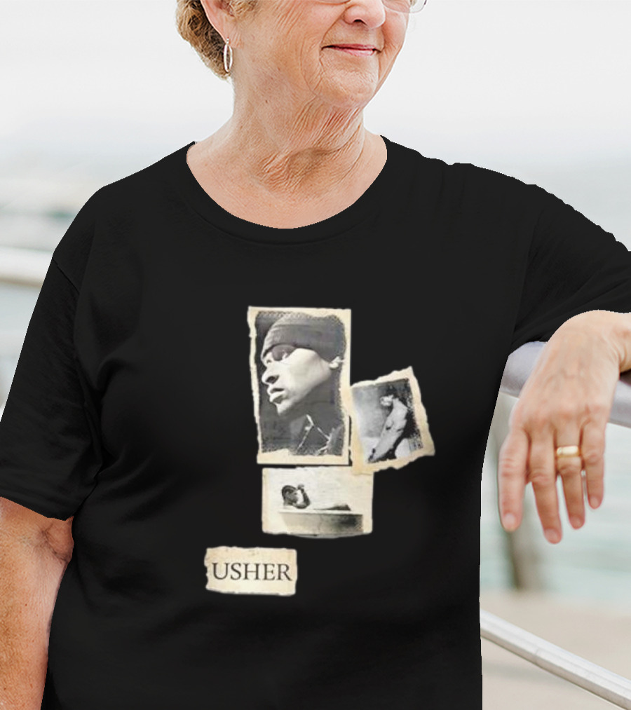 Usher Confessions Album Collage T-Shirt