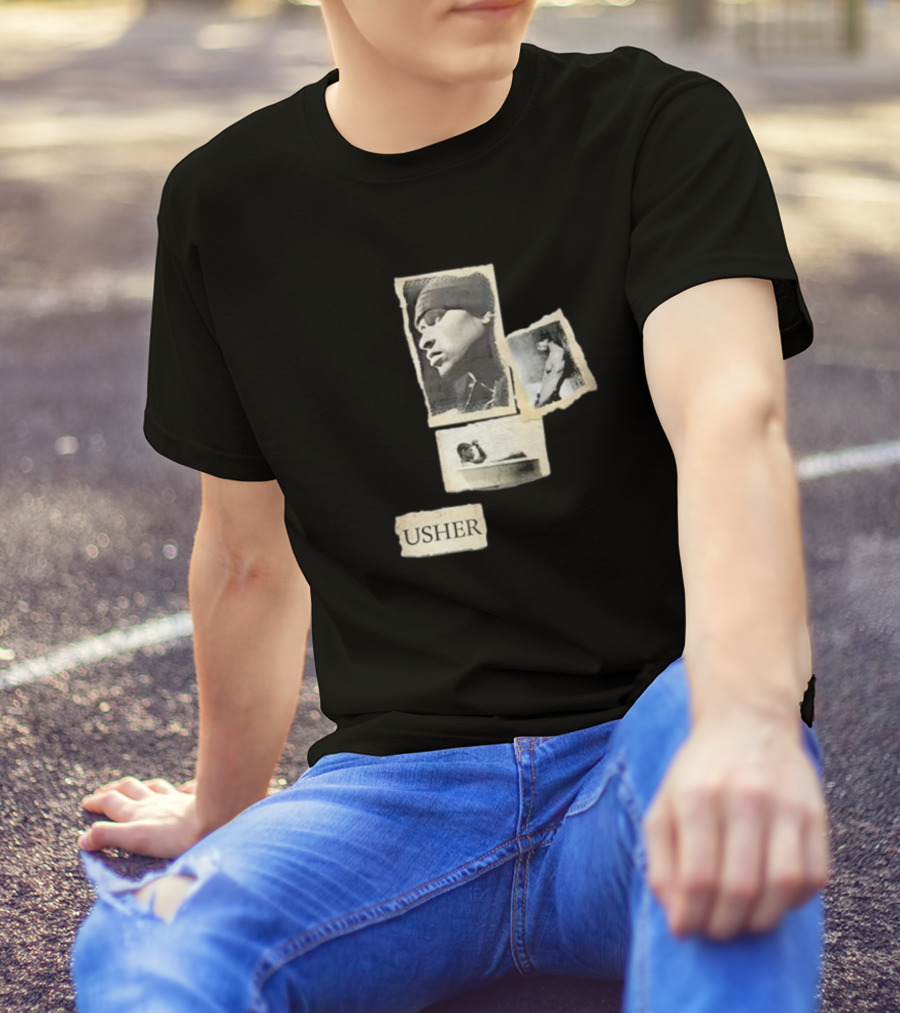 Usher Confessions Album Collage T-Shirt