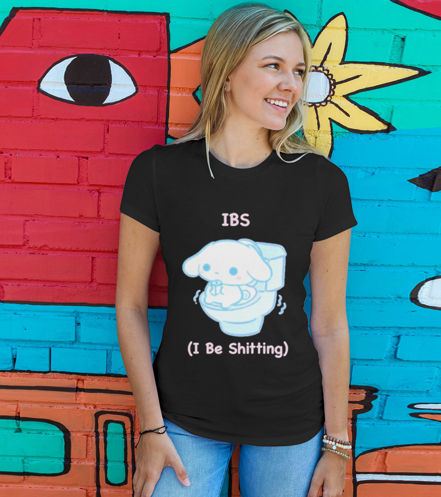 IBS I Be Shitting Cinnamoroll Toilet Humor T-Shirt