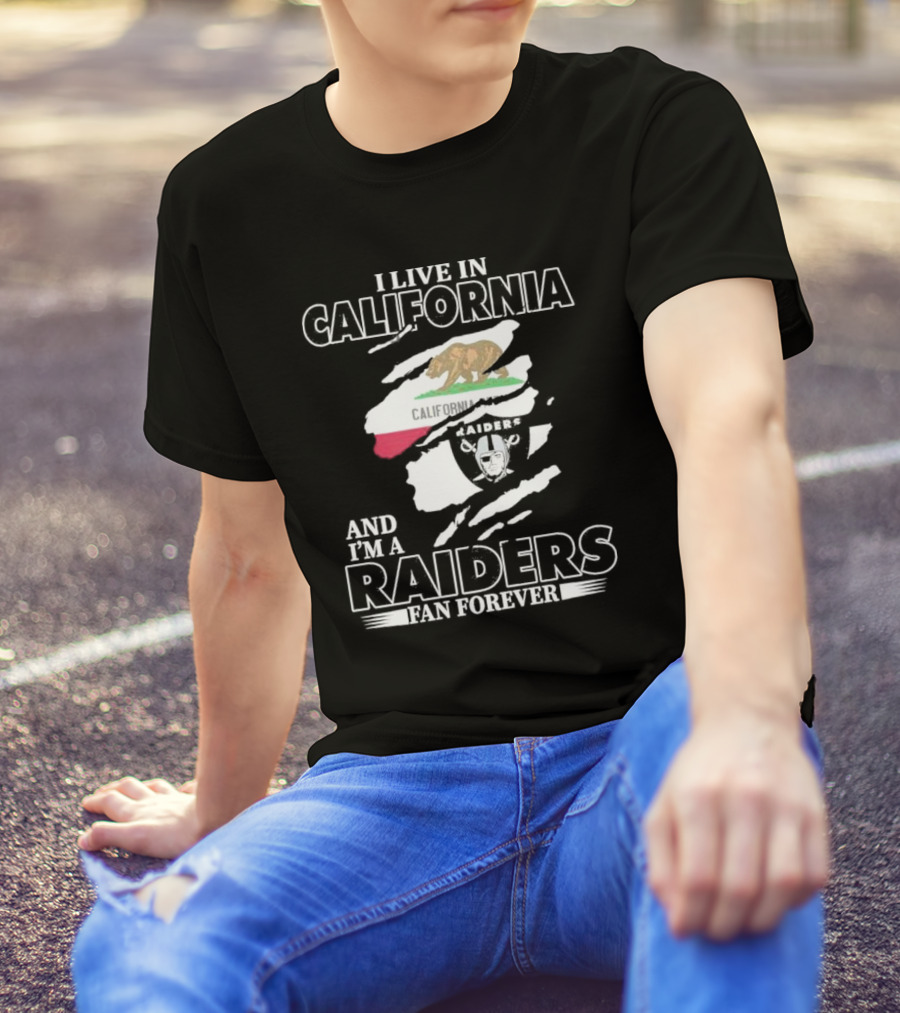 California Living Raiders Fan Forever T-Shirt