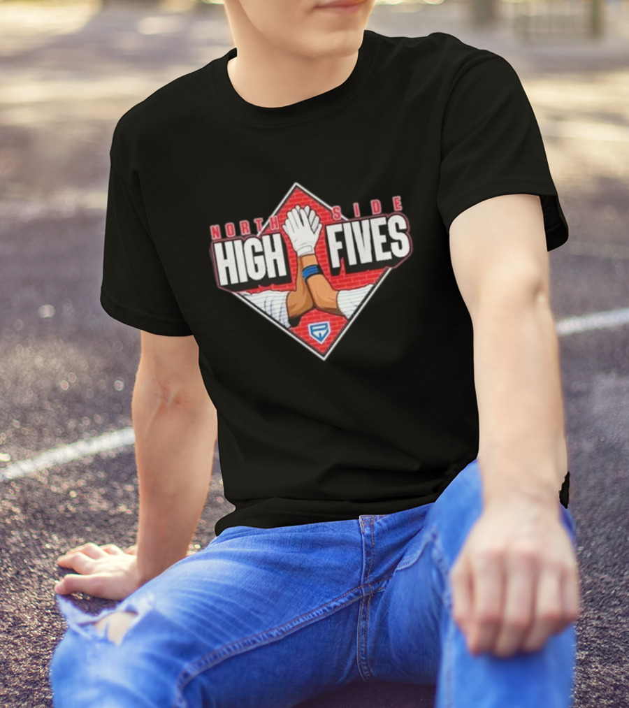 North Side High Fives Baseball Team Spirit T-Shirt
