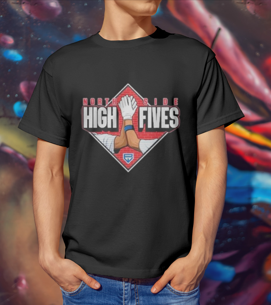 North Side High Fives Baseball Team Spirit T-Shirt