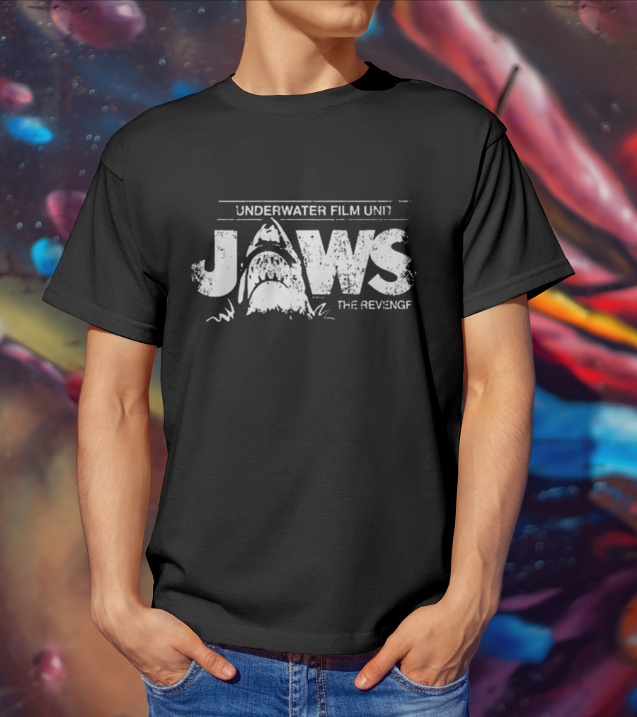 Jaws The Revenge Underwater Film Unit Frightrags T-Shirt