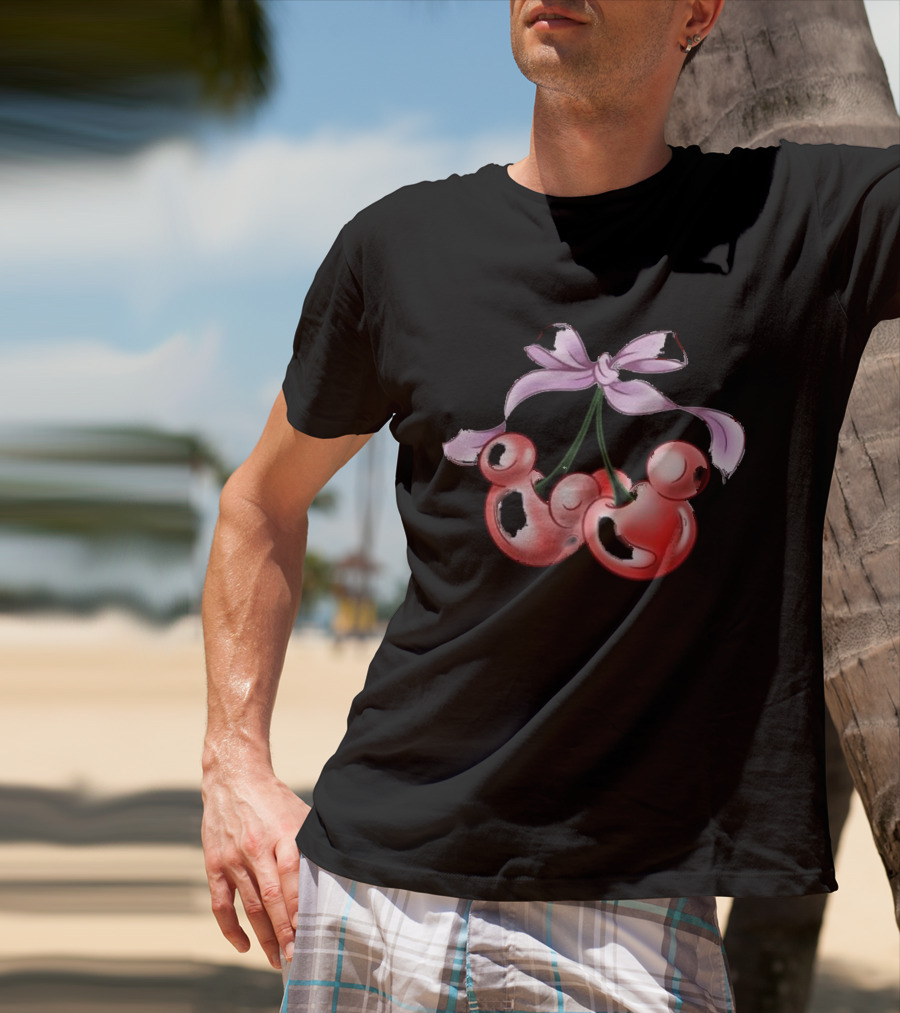 Rope Drop Threads Disney Mickey Cherries Bow T-Shirt