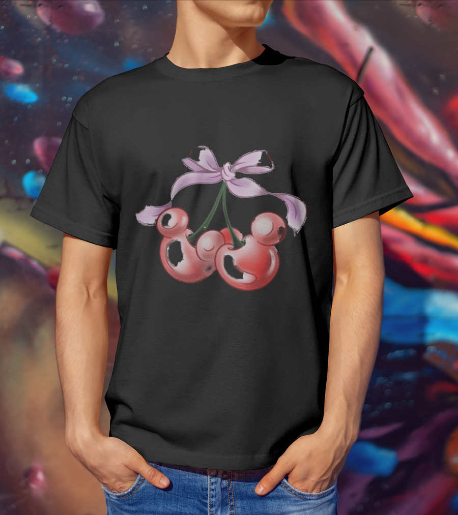 Rope Drop Threads Disney Mickey Cherries Bow T-Shirt