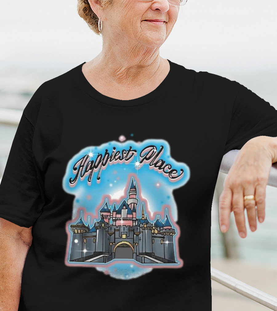 Happiest Place Rope Drop Threads Castle T-Shirt