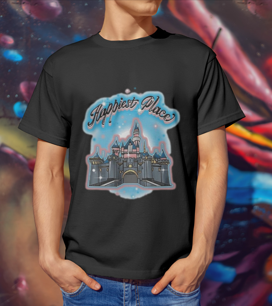 Happiest Place Rope Drop Threads Castle T-Shirt