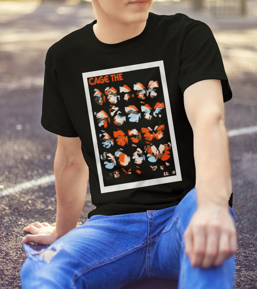 Cage The Elephant Butterfly Pattern Isleta Amphitheater Albuquerque July 9 T-Shirt