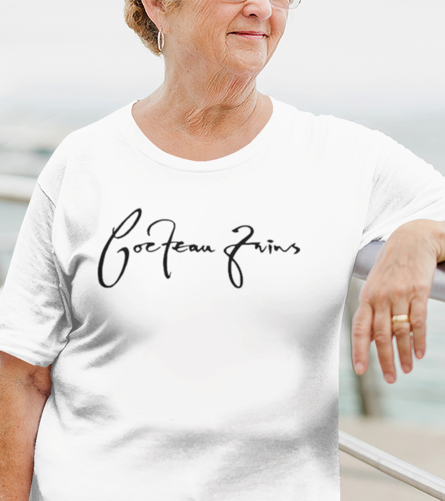 Cocteau Twins Victorialand Album Cover Black Script T-Shirt