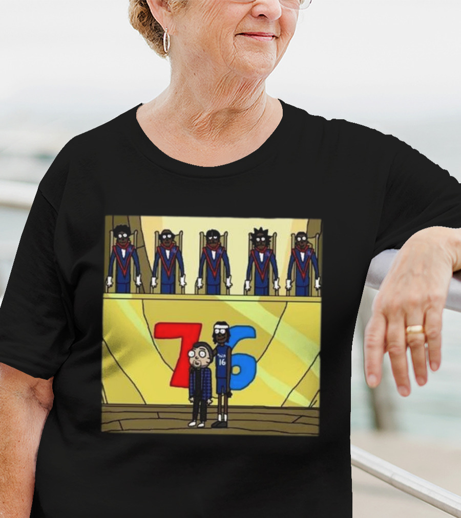 Council Of Rickys And Daryl Morty Sixers 76 T-Shirt