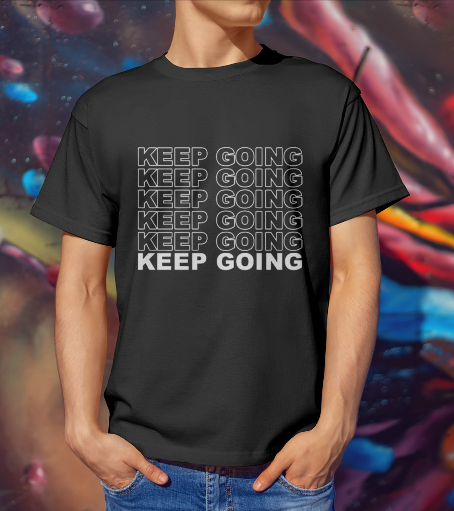 Dwight Howard Keep Going Keep Going Motivation Repeated T-Shirt