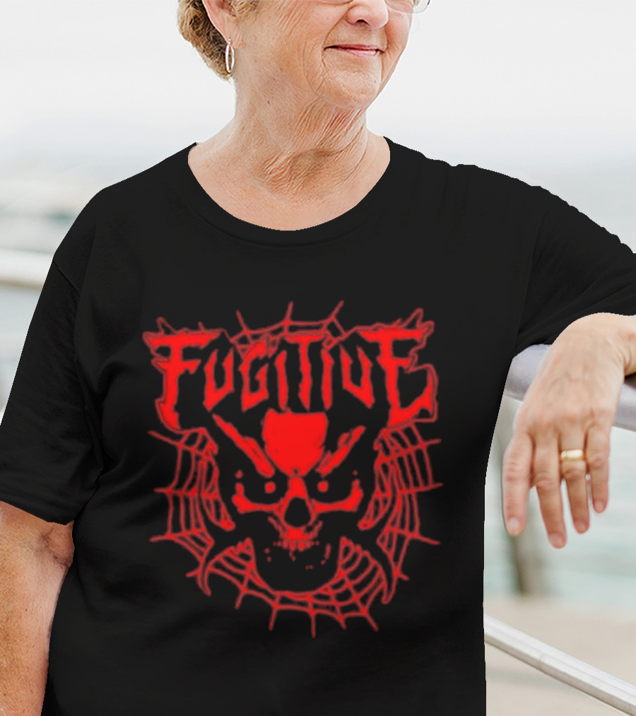 Fugitive Skull Spider Web T-Shirt